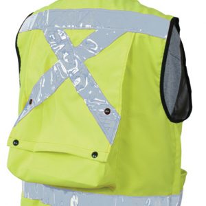 SKSafety - Chaleco de seguridad naranja reflectante de alta visibilidad  Tipo R Clase 2 para hombre y mujer, 10 bolsillos, cumple con ANSI/ISEA